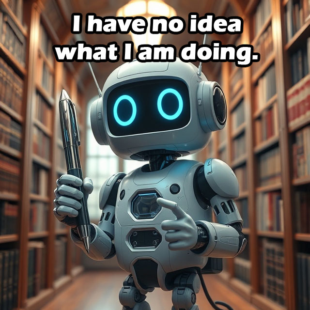 Robots have no idea what they are doing